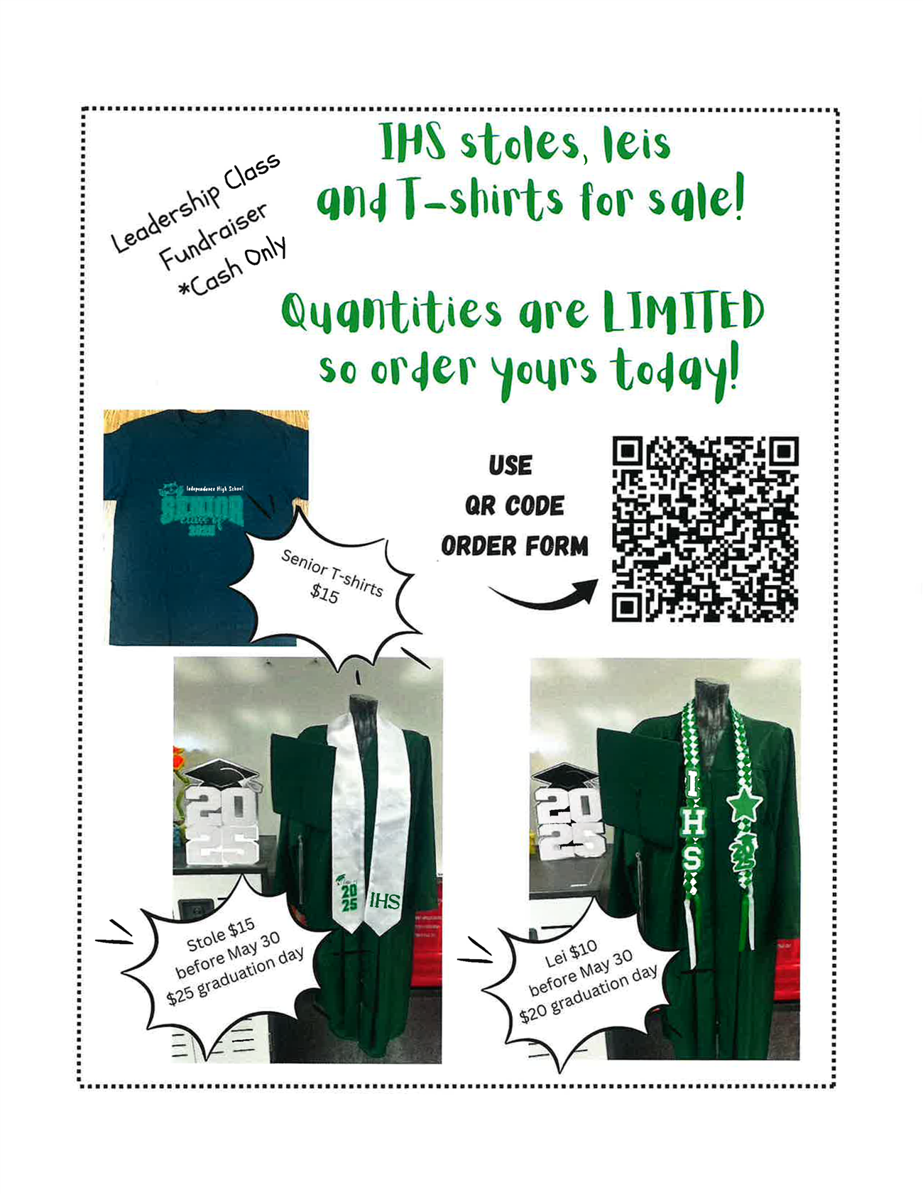 Stoles, Leis, and T-shirts